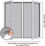 EASYmaxx Fliegengitter – Zuschneidbar & Einfach zu Montieren - Ohne Bohren – Bild 4
