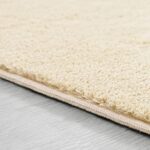 Paco Home Waschbarer Teppich Wohnzimmer Schlafzimmer Kurzflor rutschfest Flauschig Weich Moderne Einfarbige Muster – Bild 3