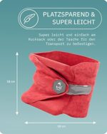 trtl Travel Pillow Korall | Nackenkissen für Flugzeug & Auto | Ergonomisches Reisekissen | Einzigartiges Stützsystem | Waschmaschinenfest – Bild 5