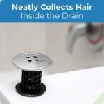 TubShroom Edition Revolutionary Tub Drain Protector Hair Catcher, Strainer, Snare – Bild 3