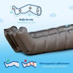 Venen Engel ® 4 Beinmassagegerät mit Beinmanschetten aus 4 Luftkammern – Venen Massagegerät für eine angenehme Gleitwellenmassage an den Beinen – Druck & Zeit unkompliziert einstellbar – Bild 5