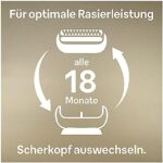 Braun Series 9 Pro Scherkopf, Elektrorasierer, Ersatzscherteil kompatibel mit Rasierer Herren Serie 9 Pro, 94M, chrom, 1er Pack – Bild 7