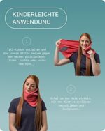 trtl Travel Pillow Korall | Nackenkissen für Flugzeug & Auto | Ergonomisches Reisekissen | Einzigartiges Stützsystem | Waschmaschinenfest – Bild 4