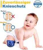 Simply Kids Knieschoner Baby Krabbeln (2 Paar) I Krabbelstrumpfhose, Krabbelhilfe für Babys Mädchen Junge Kind – Bild 3