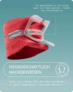 trtl Travel Pillow Korall | Nackenkissen für Flugzeug & Auto | Ergonomisches Reisekissen | Einzigartiges Stützsystem | Waschmaschinenfest – Bild 3