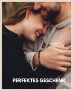 Armband mit Buchstaben I Pärchen Partnerarmband mit Perlen – Bild 4