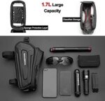 ROCKBROS Fahrrad Rahmentasche Lenkertasche Wasserdicht Handytasche für Smartphone bis zu 6.8 Zoll mit TPU Sensitivem Touchscreen für Montainbikes, Rennrad, Ebikes – Bild 6