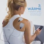 Beurer EM 59 Heat digitales TENS / EMS Gerät, 4-in-1 Reizstromgerät zur Schmerztherapie, Muskelstimulation, Massage und Wärmetherapie, inkl. 4 Elektroden und Akku – Bild 5