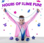 Original Stationery Mini Galaxy Schleim-Set - Bastelset Slime zum Selber Machen mit Galaktischen Glitzer-Zugaben Ideale Geschenkidee für Kinder 7-10 Schleimlabor Geschenke für Mädchen – Bild 5