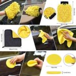 Herrfilk Auto Reinigungsset, 20 Pcs Autopflege Set, Auto Detailing Pinsel Auto Waschset für Auto Reinigung Innenraum und Aussen, Lüftungsschlitz, Armaturenbrett, Motor, Rädern, Haushaltsreinigun – Bild 4