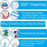 Qitizu Aufsteckbürsten Kompatibel mit Braun Oral b Elektrische Zahnbürste, 4 Floss, 4 Precision, 4 Sensitive, 4 Efficient – Bild 5