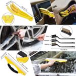 Herrfilk Auto Reinigungsset, 20 Pcs Autopflege Set, Auto Detailing Pinsel Auto Waschset für Auto Reinigung Innenraum und Aussen, Lüftungsschlitz, Armaturenbrett, Motor, Rädern, Haushaltsreinigun – Bild 5