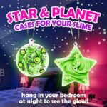 Original Stationery Galaxy Slime Kit mit Glow in The Dark Kleber und Sternen- Glitter & Galactic ! DIY Galaxie-Schleim Set um im Dunkeln Leuchtendem Galaktischen Schleim Machen – Bild 5