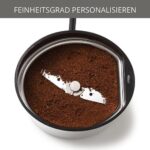 Krups F20342 Kaffeemühle und Gewürzmühle in Einem | Leistungsstarker Motor | Mahlgrad variabel | 75g Füllmenge | Schlagmesser aus Edelstahl | Sicherheitsdeckel | Anti-Rutsch-Füsse | Schwarz – Bild 5
