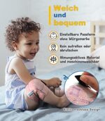 Simply Kids Knieschoner Baby Krabbeln (2 Paar) I Krabbelstrumpfhose, Krabbelhilfe für Babys Mädchen Junge Kind – Bild 4