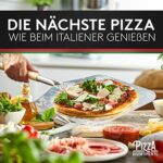 Pizza Divertimento - DAS ORIGINAL - Pizzastein für Backofen & Gasgrill – inkl. Pizzaschieber - Pizza Stein – Für knusprigen Boden & saftigen Belag - Inkl. e-Rezeptbuch – Bild 7