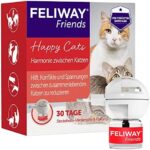 FELIWAY Friends Start-Set für Katzen | Verdampfer für Steckdose & Flakon | Pheromone zur Reduktion von Spannungen & Konflikte zwischen Katzen | mehr Harmonie im Mehrkatzenhaushalt | 48ml