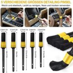 Herrfilk Auto Reinigungsset, 20 Pcs Autopflege Set, Auto Detailing Pinsel Auto Waschset für Auto Reinigung Innenraum und Aussen, Lüftungsschlitz, Armaturenbrett, Motor, Rädern, Haushaltsreinigun – Bild 2
