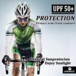 YQXCC 4 Paare Kühlung UV-Schutz Ärmlinge, UPF 50+ Arm Sleeves Tattoo Cover für Frauen Männer Radsport Golf Radfahren – Bild 2
