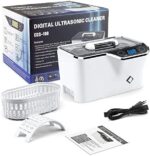 LifeBasis Ultraschallreiniger - Ultraschallreinigungsgerät 600ml Digitaler Ultraschallreiniger Ultraschallgerät 42KHz Ultraschall Gerät für Reinigung von Brille Schmuck Uhren MEHRWEG – Bild 8