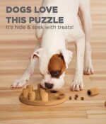 Outward Hound Nina Ottosson by Dog Smart Tan Composite Interactive Treat Puzzle Dog Toy – Bild 5