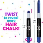 Original Stationery 10 Haarkreide-Set für Kleine und Grosse Mädchen Geschenke Allergenfreie Haarfärbestifte, Haarkreide Kinder Auswaschbar Ungiftig Kindergeburtstag Geschenke – Bild 2