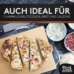 Pizza Divertimento - DAS ORIGINAL - Pizzastein für Backofen & Gasgrill – inkl. Pizzaschieber - Pizza Stein – Für knusprigen Boden & saftigen Belag - Inkl. e-Rezeptbuch – Bild 6