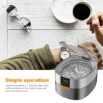 Ultraschallreinigungsgerät Ultraschallreiniger Ultraschallgerät KECOOLKE Sonic Cleaner mit digitalem Timer für Brillen, Ringe, Münzen, Fingerringe, Geld, Zahnersatz – Bild 6