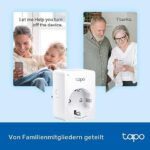 TP-Link Tapo Smart WLAN Steckdose Tapo P110 mit Energieverbrauchskontrolle, Smart Home Alexa Steckdose, funktioniert mit Alexa, Google Home, Sprachsteuerung, Fernzugriff, Kein Hub notwendig, – Bild 8