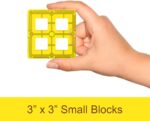 Desire Deluxe Magnetische Bausteine Magnet Montessori Spielzeug für Kinder, Magnetbausteine für Jungen und Mädchen, 3 4 5 6 7 8 Jahre alt, 57pc Set – Bild 2