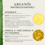 Arganöl Haare BIO Kaltgepresst – 100-200ml - Haut- & Haaröl trockenes Haar – Vegan - Lichtschutz Glas-Flasche – Sanftes Haaröl ohne Silikon und Parabene - Satin Naturel – Argan Oil Made in Germany – Bild 8