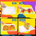 Coodoo Wassermarmorierfarbe für Kinder – Kunst und Handwerk für Mädchen und Jungen, Bastelsets, für Kinder im Alter von 6 Jahren – Bild 3