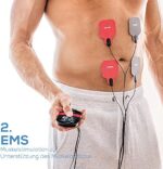 Beurer EM 59 Heat digitales TENS / EMS Gerät, 4-in-1 Reizstromgerät zur Schmerztherapie, Muskelstimulation, Massage und Wärmetherapie, inkl. 4 Elektroden und Akku – Bild 4