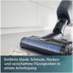 Philips Kabelloser Nass-Trockensauger, Staubsaugen und Nasswischen, automatische Selbstreinigung, bis zu 45 Minuten Laufzeit und 185 m², 3 Reinigungsmodi, – Bild 2