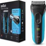 Braun Series 3 ProSkin Rasierer Herren, Elektrorasierer mit Präzisionstrimmer, wiederaufladbarer und kabelloser elektrischer Rasierer, 45 Min Laufzeit, Wet&Dry, Geschenk Mann