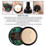 BB Creme CC Creme, Foundation Make up Pilz Luftkissen, Flüssige Grundierung, Feuchtigkeitsspendende Concealer für alle Haut Make-up, Primer Langlebig, Perfekte Abdeckung – Bild 2