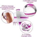 medisana Cellulite Massagegerät für straffere Haut, Selbstmassage mit 6 rotierenden Massagerollen und 2 Massageintensitäten – Bild 6