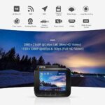 AZDOME Autokamera mit 4K Auflösung, WiFi Dashcam mit GPS und Loop-Aufnahme, Dash Cam mit 170° Weitwinkelobjektiv und Nachtsicht, Dash Camera mit G-Sensor, Parkmonitor und Bewegungserkennung – Bild 2