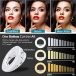 RealPlus Selfie Ringlicht Handy, Handy Licht, Ringleuchte mit Clips mit 40 LEDs und 3 Lichtmodi, dimmbares Video Licht für Telefon, Tablet, Laptop, Live-Streaming – Bild 3