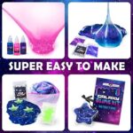 Original Stationery Mini Galaxy Schleim-Set - Bastelset Slime zum Selber Machen mit Galaktischen Glitzer-Zugaben Ideale Geschenkidee für Kinder 7-10 Schleimlabor Geschenke für Mädchen – Bild 3