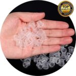 300pcs Tattoo-Tintenbecher mit 2 Cups Halterungen - Moricher 100 kleine 100 mittlere 100 grosse Tattoo-Tintenbecher +2 Cups Halter für Tattoo Tinte Permanent Makeup Container Cap Tattoo Zubehör – Bild 6