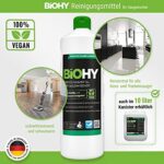 BiOHY Reinigungsmittel für Saugwischer | 1200 Konzentrat für alle Nass-Trockensauger | ideal für Fliesen, PVC, Parkett, Laminat & Teppich | streifenfreier Glanz – Bild 3