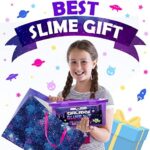 Original Stationery Galaxy Slime Kit mit Glow in The Dark Kleber und Sternen- Glitter & Galactic ! DIY Galaxie-Schleim Set um im Dunkeln Leuchtendem Galaktischen Schleim Machen – Bild 7