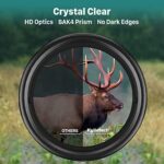 Kylietech Fernglas 12x42 HD Kompakte Ferngläser wasserdicht für Vogelbeobachtung, Jagd, Wandern, Sightseeing, FMC-Linse Feldstecher inkl. Tragetasche, Tragegurt und Smartphone-Adapter – Bild 7