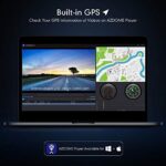 AZDOME Autokamera mit 4K Auflösung, WiFi Dashcam mit GPS und Loop-Aufnahme, Dash Cam mit 170° Weitwinkelobjektiv und Nachtsicht, Dash Camera mit G-Sensor, Parkmonitor und Bewegungserkennung – Bild 4