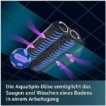 Philips Kabelloser Nass-Trockensauger, Staubsaugen und Nasswischen, automatische Selbstreinigung, bis zu 45 Minuten Laufzeit und 185 m², 3 Reinigungsmodi, – Bild 3