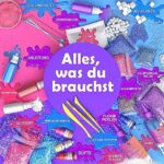 Original Stationery Einhorn-Schleim-Set Zum Selber Machen – Slime Set Mädchen - Für Glitzer-, Flausch, Wolken- und Schaumschleim Geschenkideen Kinder – Bild 5