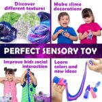 Original Stationery Galaxy Slime Kit mit Glow in The Dark Kleber und Sternen- Glitter & Galactic ! DIY Galaxie-Schleim Set um im Dunkeln Leuchtendem Galaktischen Schleim Machen – Bild 3