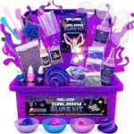 Original Stationery Mini Galaxy Schleim-Set - Bastelset Slime zum Selber Machen mit Galaktischen Glitzer-Zugaben Ideale Geschenkidee für Kinder 7-10 Schleimlabor Geschenke für Mädchen