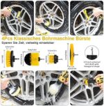 Herrfilk Auto Reinigungsset, 20 Pcs Autopflege Set, Auto Detailing Pinsel Auto Waschset für Auto Reinigung Innenraum und Aussen, Lüftungsschlitz, Armaturenbrett, Motor, Rädern, Haushaltsreinigun – Bild 3